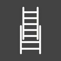 Ladders Line Inverted Icon vector