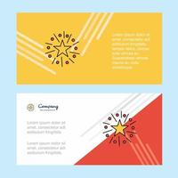 Star abstract corporate business banner template horizontal advertising business banner vector