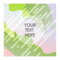 Colorful background with typography vector