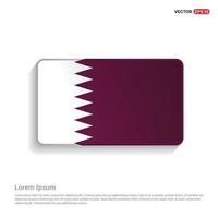 Qatar flag design vector