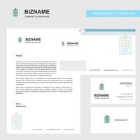 Id card Business Letterhead Envelope and visiting Card Design vector template