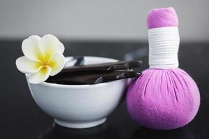 Tools for different kinds of asian massages photo