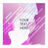 Colorful background with typography vector