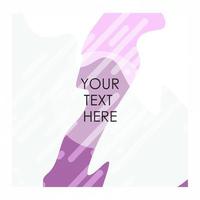 Colorful background with typography vector