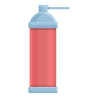 Soap bottle icon, cartoon style vector