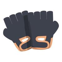 Hand gloves icon cartoon vector. Keeper protection vector