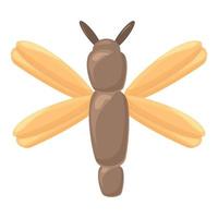 vector de dibujos animados de icono de globo de abeja. juguete de animales