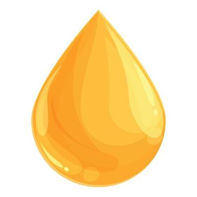 Honey drop icon cartoon vector. Bee nectar
