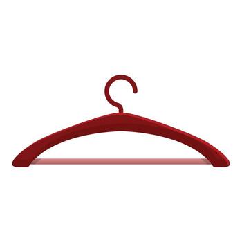 Shoulder hanger icon, cartoon style vector