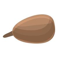 Exotic baobab fruit icon, cartoon style vector