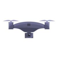 Photo drone icon cartoon vector. Aerial camera vector