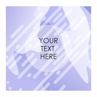 Purple and white background with typography vector