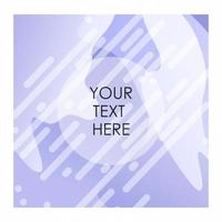 Purple and white background with typography vector