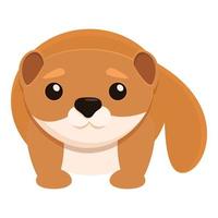 Mink icon, cartoon style vector