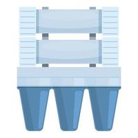 Osmosis filter icon cartoon vector. Water system vector