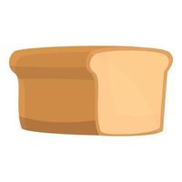 Nutrient bread icon, cartoon style vector