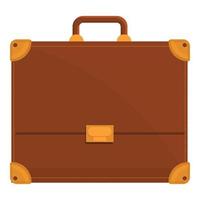 Gadget briefcase icon, cartoon style vector