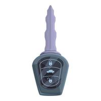 Car alarm key button icon cartoon vector. Remote system vector