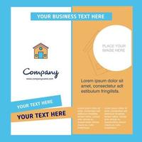 House Company Brochure Template Vector Busienss Template