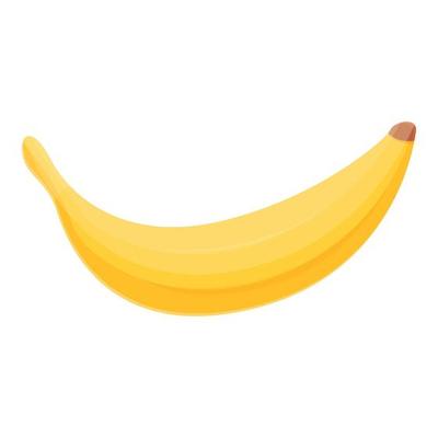 Banana icon cartoon vector. Fruit bunch