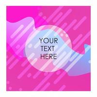 Colorful background with typography design vector