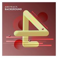 Abstract line background with brown background vector