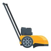 Motor lawn mower icon cartoon vector. Garden trimmer vector