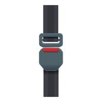 Travel seatbelt icon cartoon vector. Car belt vector