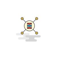 Flat Networks router Icon Vector