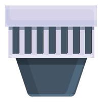 New pool filter icon, cartoon style vector