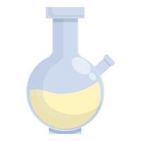 Flask liquid doping icon cartoon vector. Dope steroid vector