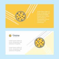 Moon abstract corporate business banner template horizontal advertising business banner vector