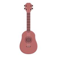 Cute ukulele icon cartoon vector. Acoustic art vector