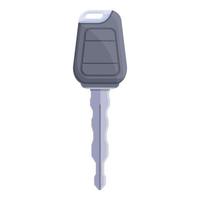 Automobile alarm key icon cartoon vector. Remote system vector