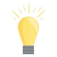 Problem solving idea icon, cartoon style vector