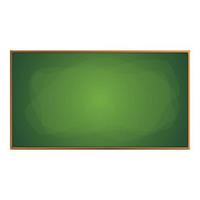 Wooden chalkboard icon, cartoon style vector