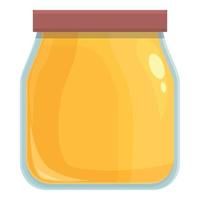 Honey container icon cartoon vector. Bee nectar vector