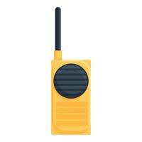 vector de dibujos animados de icono de walkie talkie. mina de oro