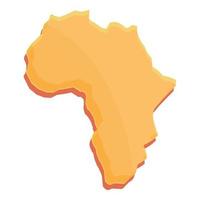 African continent icon, cartoon style vector