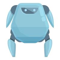 robot mascota icono vector de dibujos animados. lindo juguete