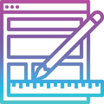 web design website create creative - gradient icon vector