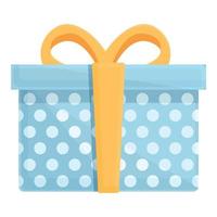 Loyalty gift icon cartoon vector. Box present vector