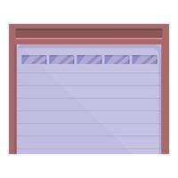 icono de puerta de entrada automática, dibujos animados y estilo plano vector