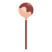 Dessert cake pop icon cartoon vector. Candy lollipop vector