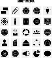 Multimedia Solid Glyph Icon for Web Print and Mobile UXUI Kit Such as Chat Communication Message Notification Chat Communication Message Notification Pictogram Pack Vector