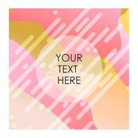 Colorful background with typography design vector