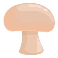 Zinc mushroom icon cartoon vector. Mineral food vector