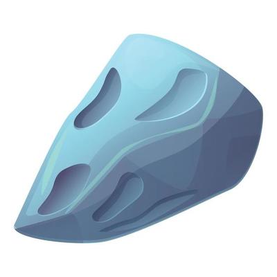 Asteroid universe icon, cartoon style