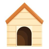 Nature dog kennel icon cartoon vector. Puppy house vector