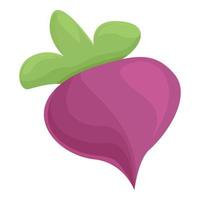 Beet icon cartoon vector. Organic food vector